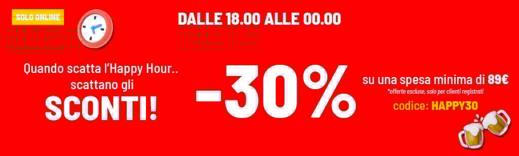 30% spesa minima 89&euro;